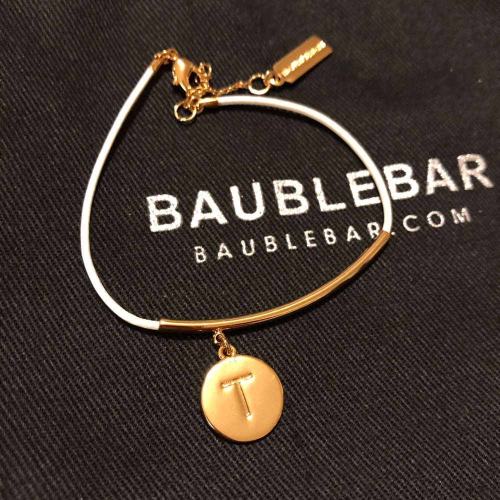 Brand New - Baublebar Alpha Cord Bracelet - T